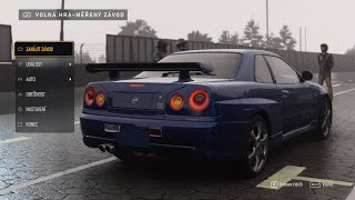 Forza Motorsport - (Nissan GT-R Skyline R34 - Nordschleife rain)🎮👈