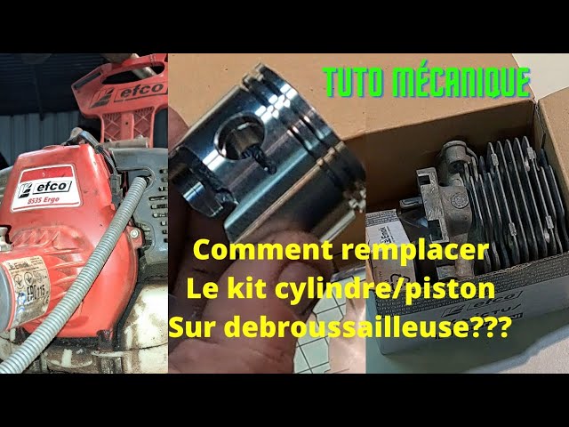 Kit Cylindre + Piston Pour Débroussailleuse TJ35 / TJ35E - Complet Avec Segments, Goupille, Circlips