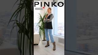 #Pinko #ресейл #жилетка: деловой #пинстрайп + уютный #спортшик