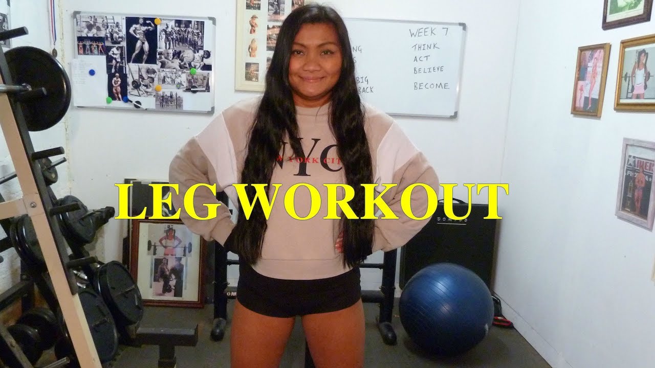 Exercise Pinoy Filipino fitness YouTubers ( Filipina fitness) Filipino fitness Leg ...