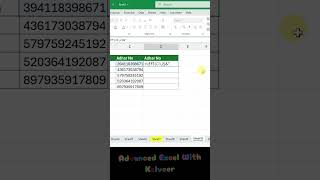 Excel Data Hiding Trick! LEFT &amp; RIGHT Formula का असली जादू 🪄