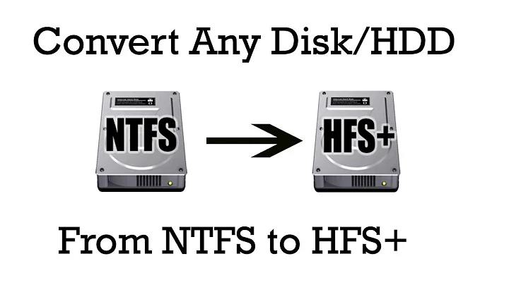 How to convert Any drive from NTFS to HFS+ Format from Windows or Mac Computer(100% Working)