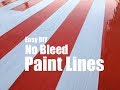 Easy No Bleed Paint Lines with Painters Tape or Stencils Easy No Bleed Paint Lines with Painters Tape or Stencils