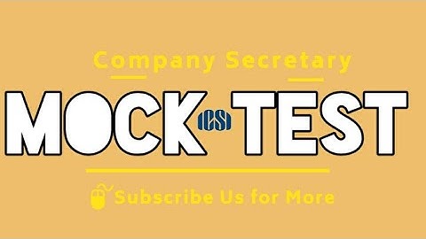 CSEET November 2021 exam How to attempt for MOCK TEST before applying for main exam #Rajpicz