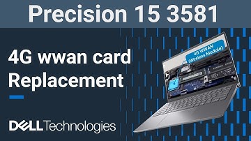Precision 15 3581 | How to replace the 4G wwan wireless network card