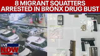 Migrant squatters arrested in Bronx drug raid near school, 6 released | LiveNOW from FOX