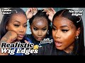 FINALLY!! A REALISTIC HAIRLINE WITH EDGES!! WIG EDGES 👀 + Safe Wig Removal | Laurasia Andrea Wig