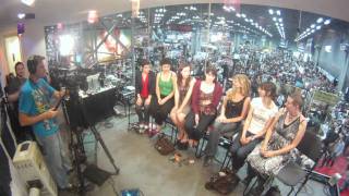 Timelapse Of Newsarama.coms Studio At Nycc 2011