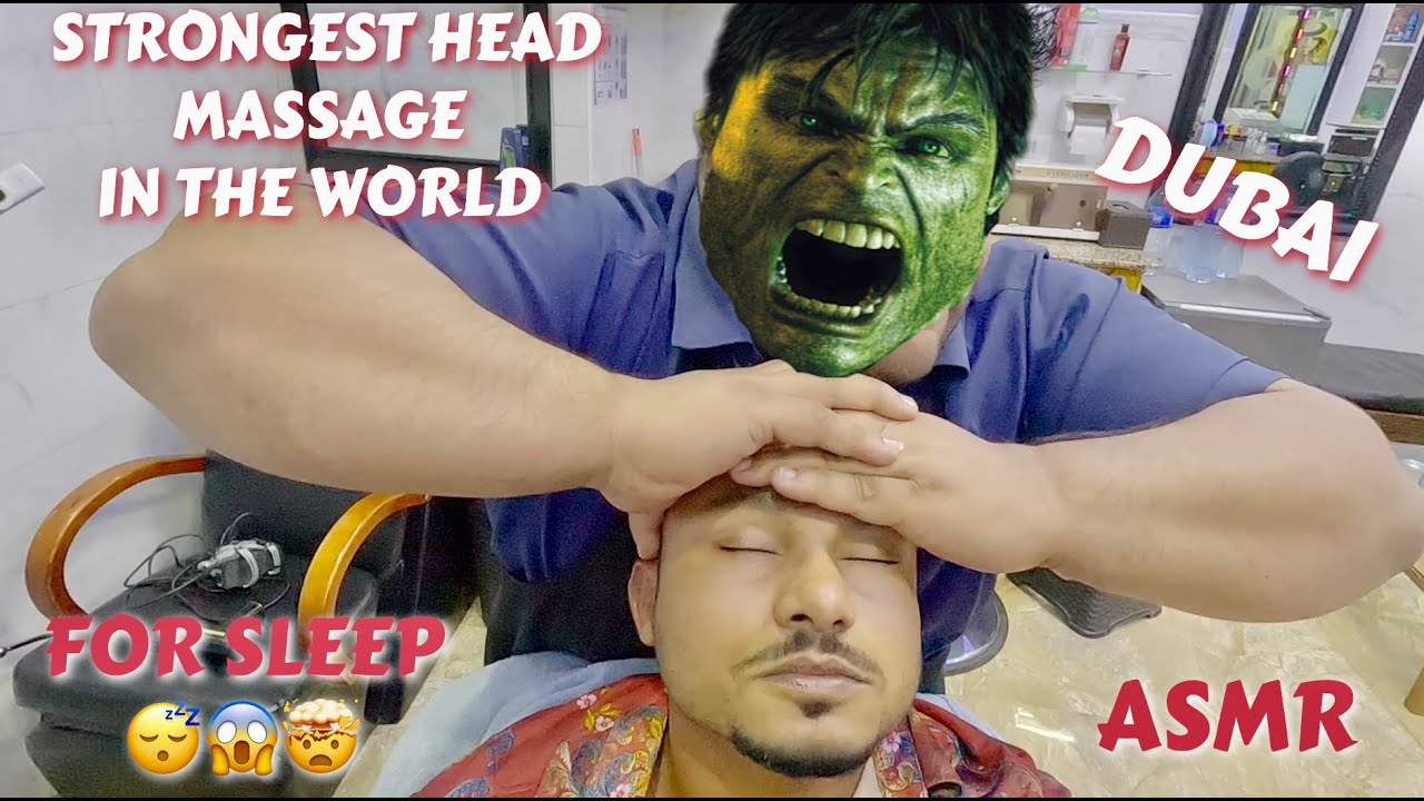 ASMR | Intense Head Massage - Feel The Power Of The World's Strongest Technique 😱🇦🇪