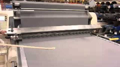 Lectra Vector Fabric Cutting Machine  Video 01