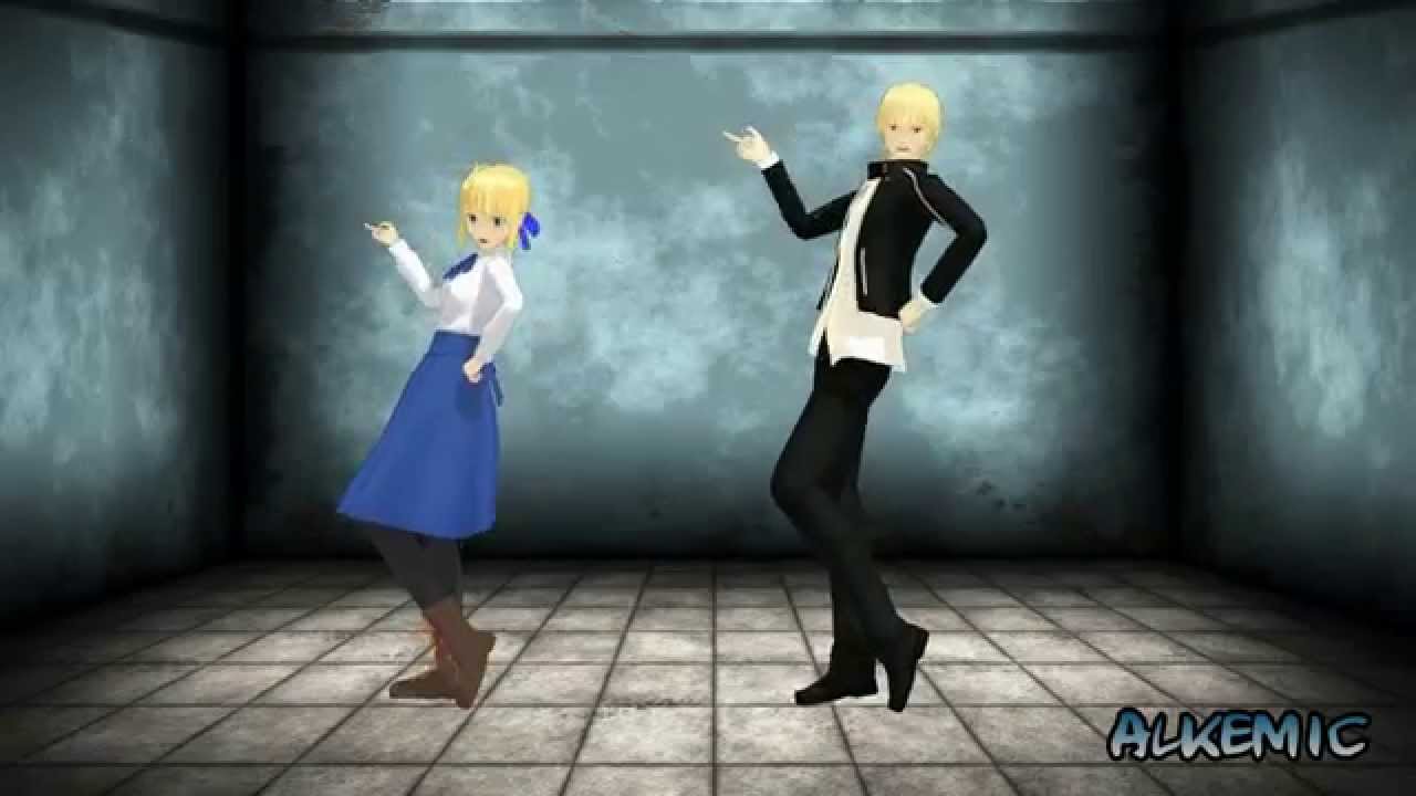 [MMD] Saber and Gilgamesh