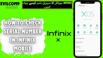How to Check Serial Number in Infinix Mobile