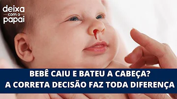 Quando se preocupar com queda de bebé?