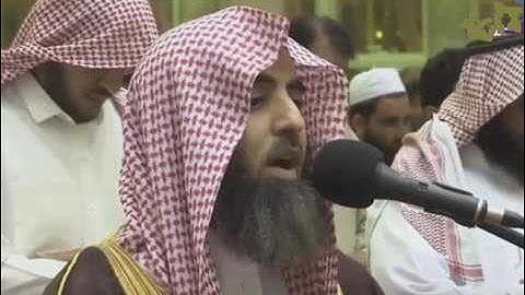 ش محمد اللحيدان يفاجيء المصلين بتلاوة خاشعةفي الليلة الأولى من رمضان 1438 هـ