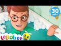 Baby Bath Song! +More Nursery Rhymes and Kids Songs - ABCs and 123s | Learn with Little Baby Bum