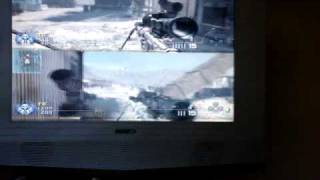 cod 6 quick scope and no scope match (2 player)