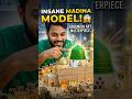 Creating a Miniature Masterpiece: Madina Sharif Model ✨ | Handmade Art