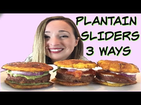 HOW TO MAKE PLANTAIN SLIDERS 3 WAYS | COOKING SHOW | BEYOND MEAT VEGAN
