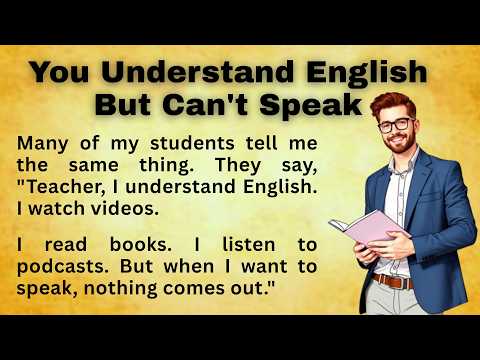 You Understand English But Can't Speak || You Know English, So Why Can’t You Speak?