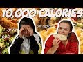 10,000 CALORIE CHALLENGE | vegan edition | girls vs food