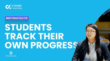 Enderun, CYPHER LMS tips, Students track their own progress