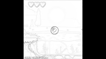 Red Ball 4 square push sketch Ball in water