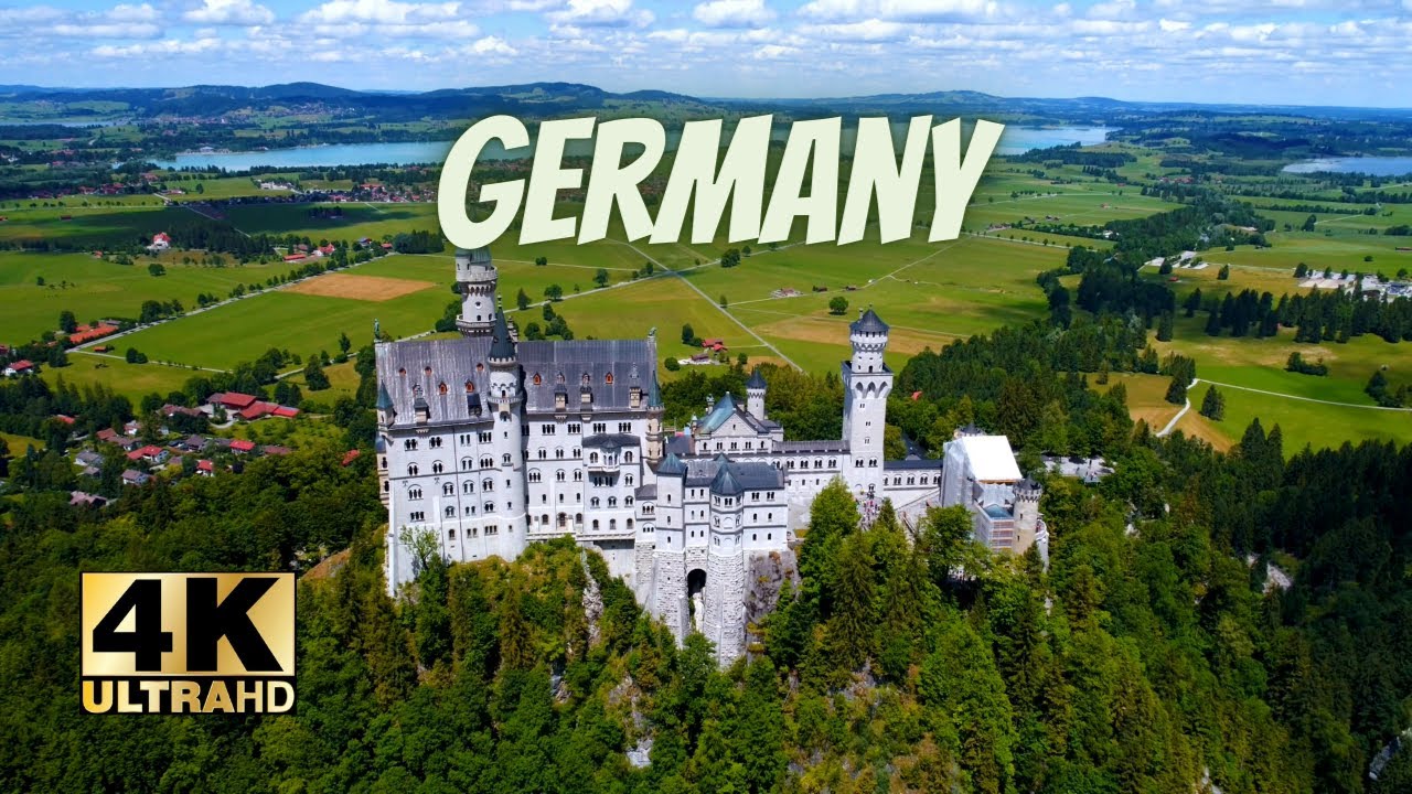 Germany By Drone With Relaxing Music – Beautiful Scenery – Drone film 4K – Germany 4K