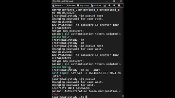 How to change a user password in Linux |DailyStudyLinux #dsl #linux #learn #linuxinterviewquestions
