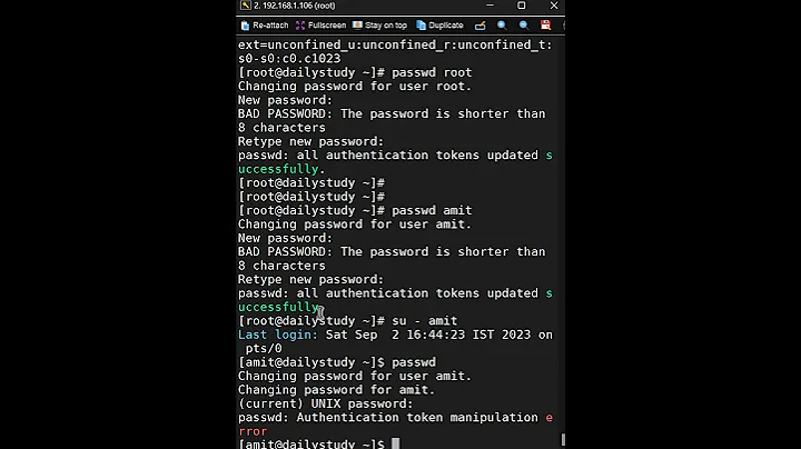 How to change a user password in Linux |DailyStudyLinux #dsl #linux #learn #linuxinterviewquestions