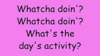Video thumbnail of "Phineas And Ferb - Whatcha Doin' Lyrics (HQ)"