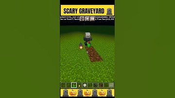 SCARY GRAVEYARD IN MINECRAFT || MINECRAFT BUILD HACKS || MINECRAFT HACKS || HALLOWEEN BUILD HACKS ||