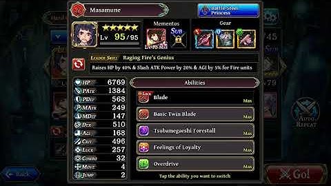 Alchemist Code: Featuring Naofumi Gear [EX1] - All Clear 1 Run - No Memento LS - Shield Hero