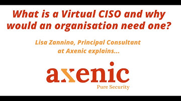 What is a Virtual CISO and why would you need one?