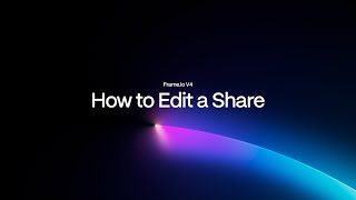 Short Cuts: How to Edit a Share