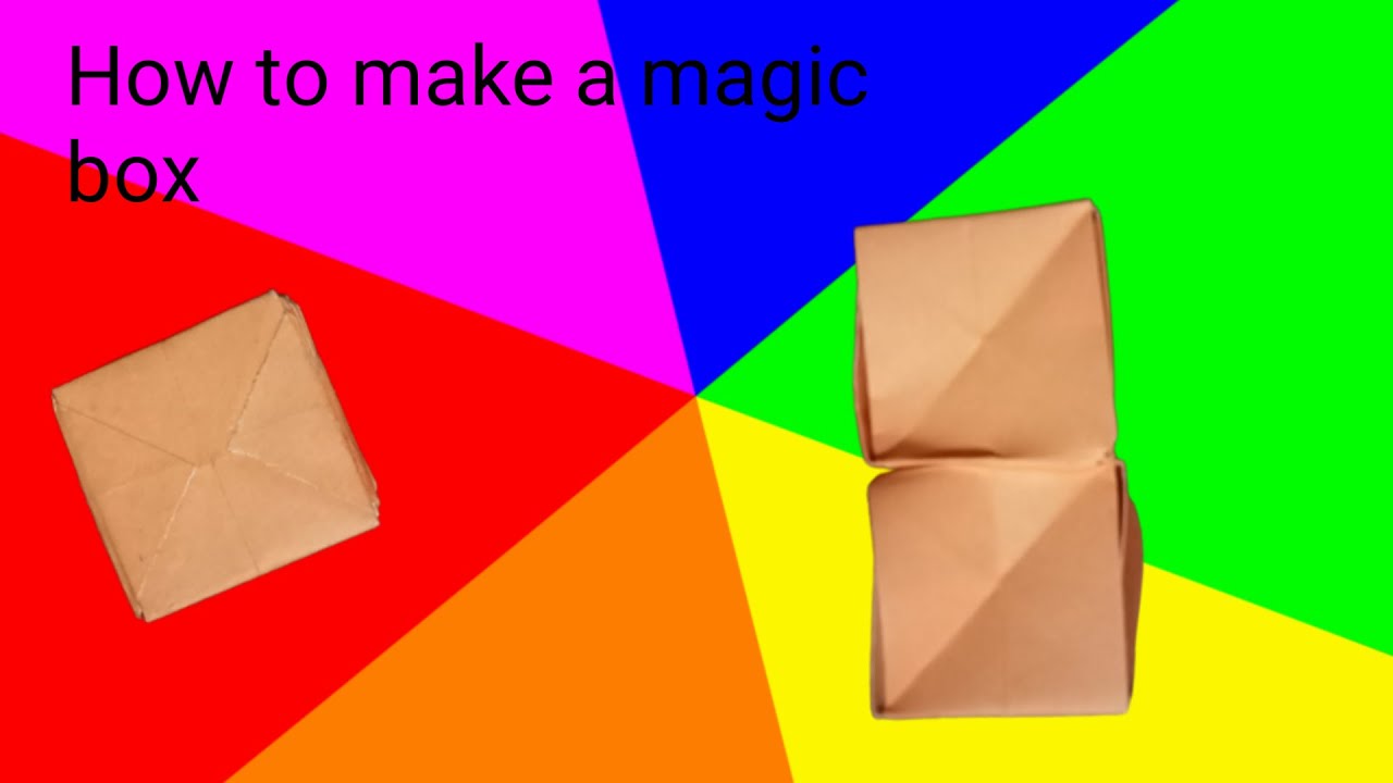 How to make a magic box YouTube