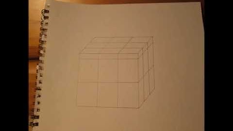 A cross section of cube 02 - cutting  by a plane parallel to a face (continued).