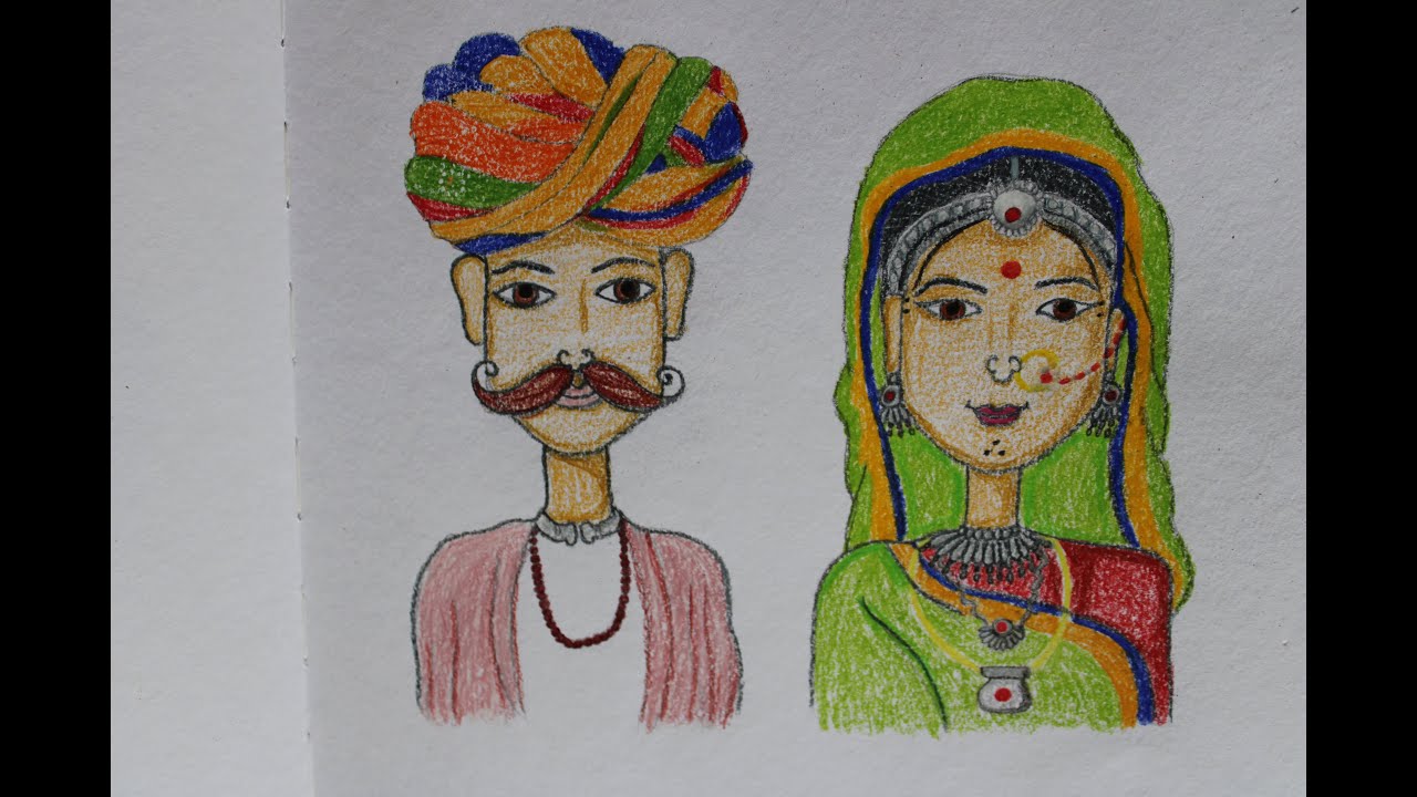 Indian Rajasthani folk artist in traditional dress wearing turban necklaces  ; Jodhpur ; Rajasthan ; India ; Asia ; MR#645 Stock Photo - Alamy