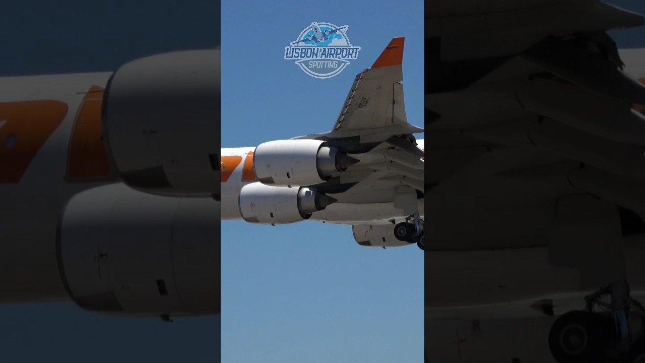 RARE A340-600 Conviasa Landing at Lisbon Airport