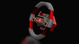 Solidworks Steering Wheel design / Digital steering wheel concept