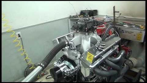 SBC 643HP 427 ENGINE DYNO RUN FOR BILL CORDELL BY WHITE PERFORMANCE AND MACHINE