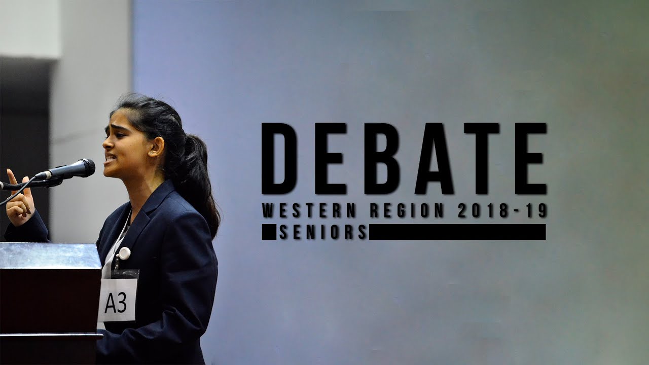 ⁣Seniors Debate | Western Region Debate Competition 2018-19