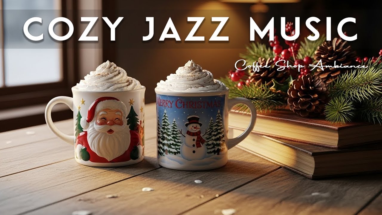 Cozy Jazz Music ☕ Coffee Shop Ambiance & Positive Bossa Nova Instrumental for Relaxation,