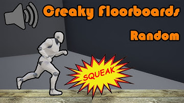 How To Play Random Floorboard Creak SFX | Horror Mechanic - Unreal Engine 4 Tutorial