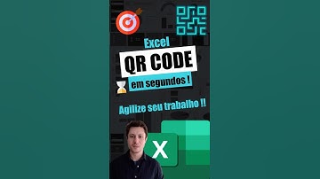 🎯Use o Excel para gerar QR CODE e agilizar seu trabalho!