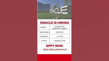 Oracle Jobs #shortsvideo #shorts #job #hiring