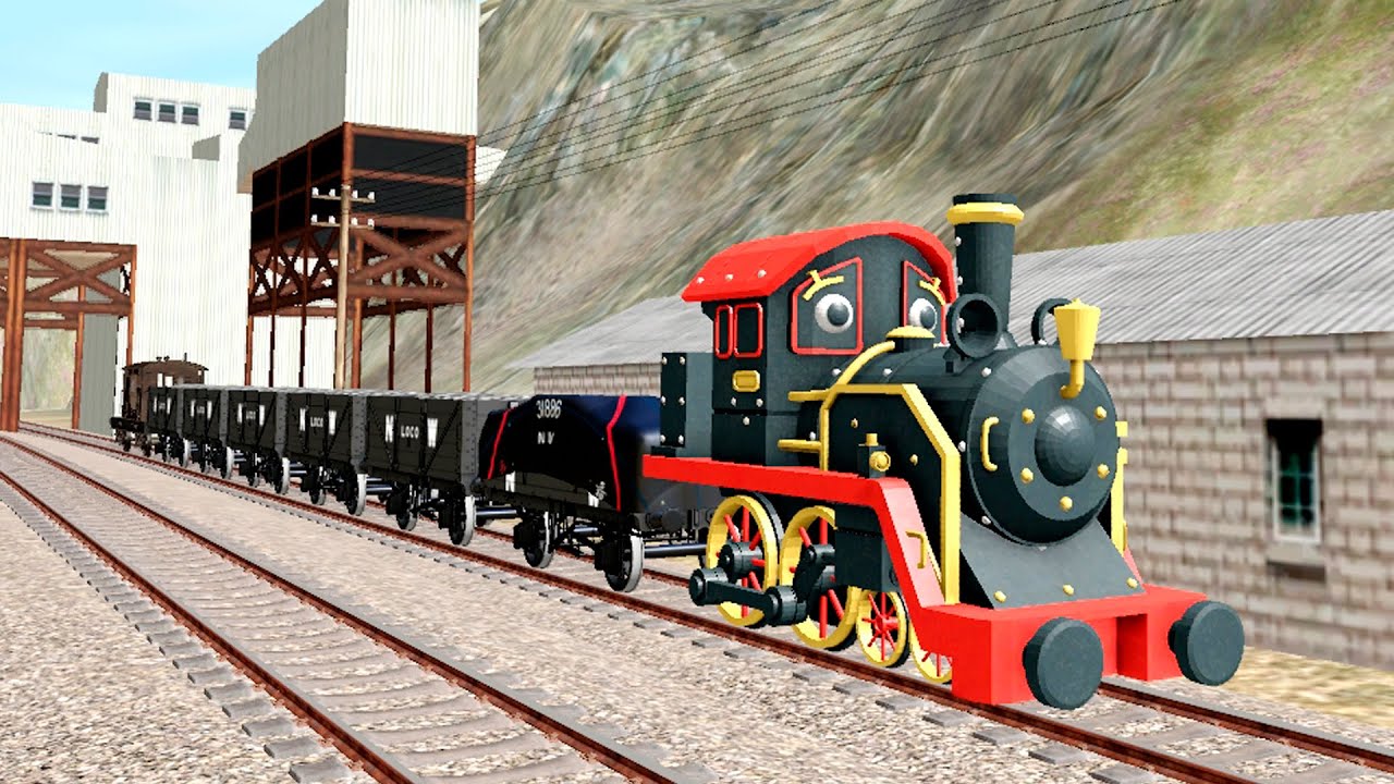 Misha&Puff レギンス 花鉄 12-18m Railroad Old Puffer Pete In The High Mountain - YouTube