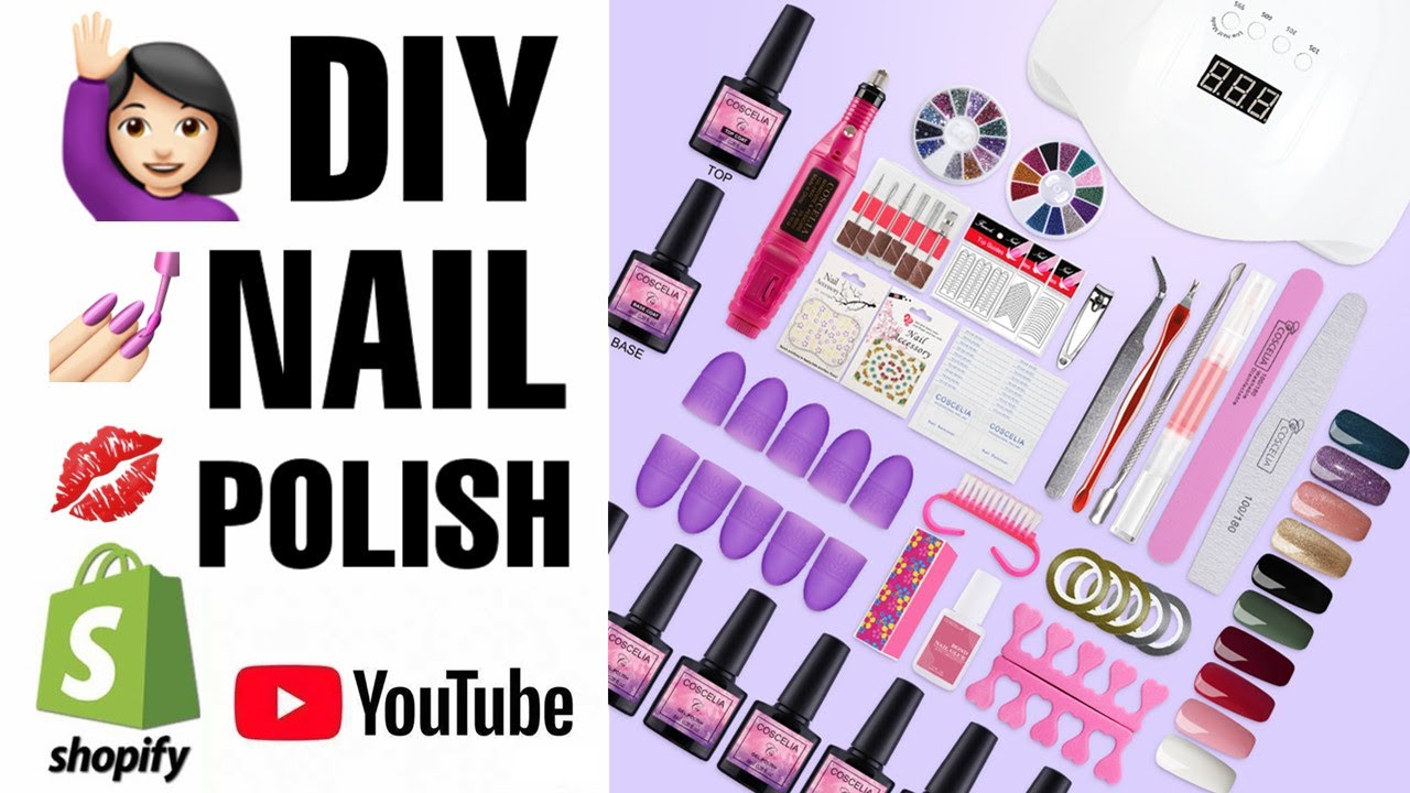 BRAND NEW! COSCELIA PERFECT 6/10/12 GEL POLISH SET WITH NAI DRILL | Giveaway for Excellent Bloggers!