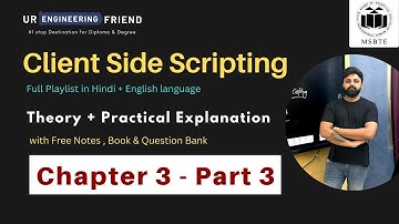 CSS Chapter 3 - Part 3 For MSBTE Diploma | Comp / IT / AIML / IF 24-25 Batch | Notes & Question Bank
