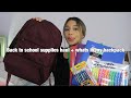 Back To School Supplies Haul + What&#39;s In My Backpack