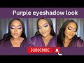 Purple eyeshadow look / Purple Cut-crease